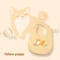 ‌Waterproof Silicone Baby Bibs – Adjustable & Cute Printed Design for Girls & Boys, Soft Leak-Proof Feeding Bibs, BPA-Free & Dis